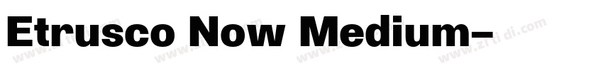 Etrusco Now Medium字体转换